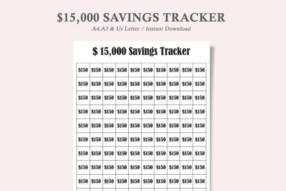 15000 Savings Tracker: A Practical Guide to Achieving Your Financial Goals