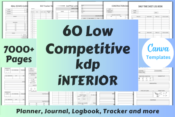 60 Low Competitive KDP Interior Bundle: A Practical Resource for Self-Publishers