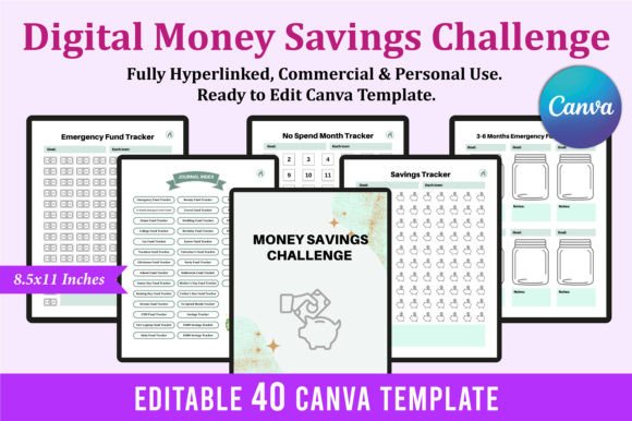 Digital Money Savings Challenge for Ipad