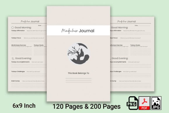 Mindfulness Journal Kdp Interior Pdf